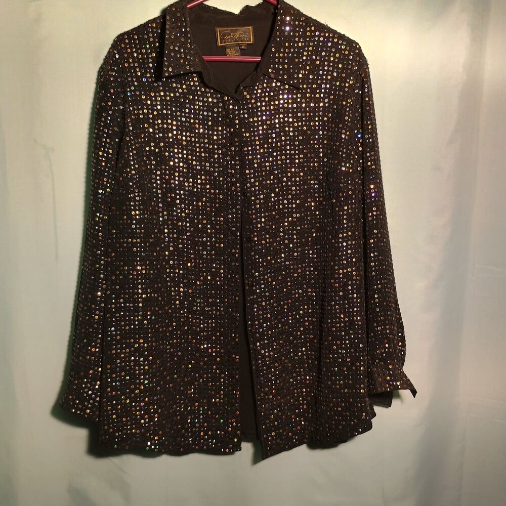 Women sparkling 2xl Blazer